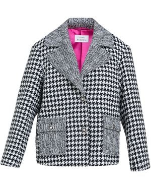 Gina Bacconi Wiktoria Tweed Relaxed Fit Tailored Jacket - Multicolour