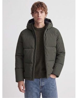 Jack & Jones Galaxy Hooded Regular-Fit Puffer Jacket - Brown