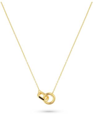 Common Lines Element Necklace - Metallic