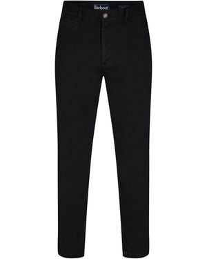 Barbour Washed Stretch Tailored Trousers - Black
