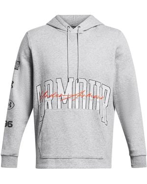 Under Armour Ess Fleece Nov Hoody - Grey