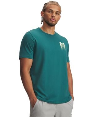 Under Armour Blur Logo Short Sleeve T-Shirt - Green