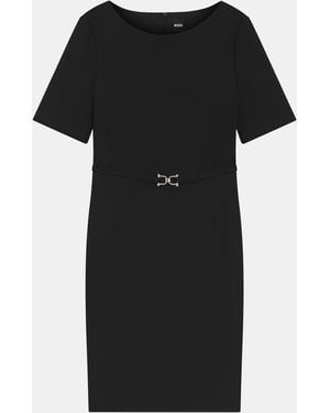 BOSS Daleah T-Shirt Dress - Black