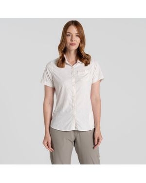 Craghoppers Crag Vanna Short-Sleeve Shirt - White