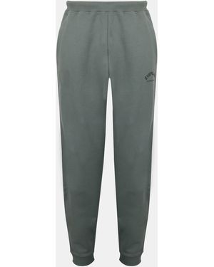 Everlast High Waisted Cotton Fleece Ribbed Cuffs Joggers - Grey
