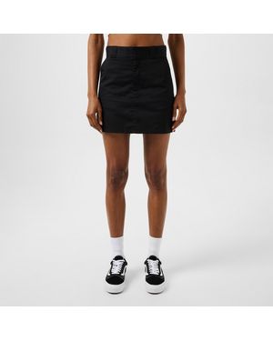 Dickies Mid Rise Clasp Mini Skirt - Black