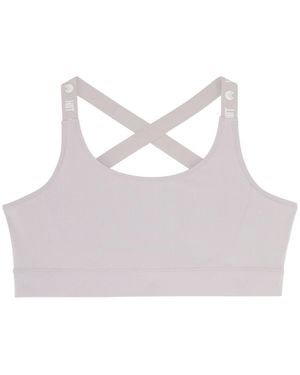 HIIT Gloss Logo Bralette - Grey