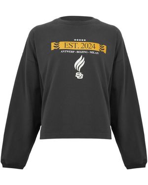SUMMER GAMES Laurel Long Sleeve T-Shirt - Black