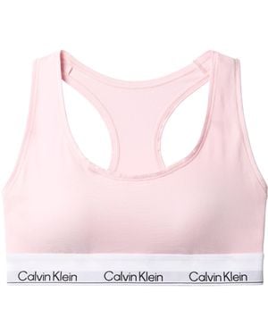 Calvin Klein Modern Cotton Logo Bralette - Pink