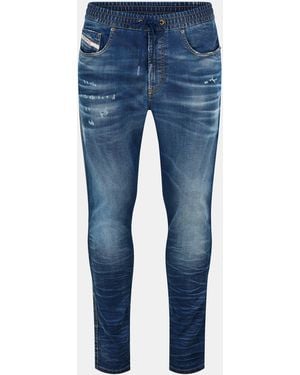 DIESEL Wide Leg Relaxed Fit Jeans - Blue
