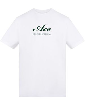 AWD Adults Printed Golf Tee - White