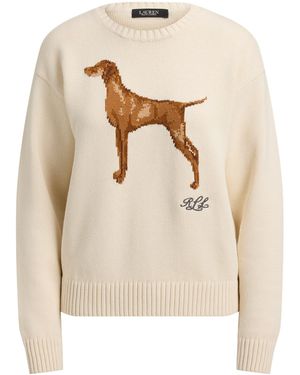 Ralph Lauren Crew Neck Jumper - White