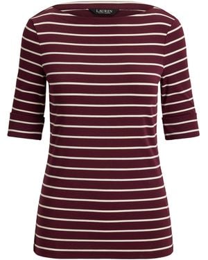 Ralph Lauren Judy Long Sleeve T-Shirt - Red