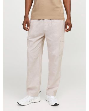 Jack & Jones And Karl Combat Cargo Trousers - Natural