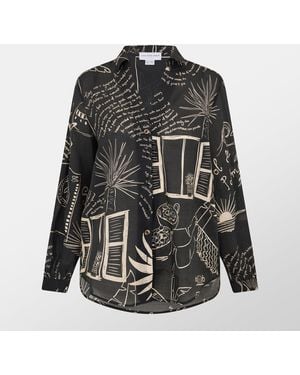 Never Fully Dressed Mono Palma Miley Shirt - Black