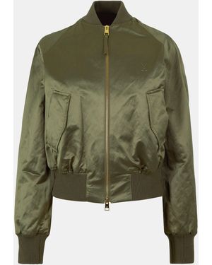Ami Paris De Coeur Bomber Jacket - Green