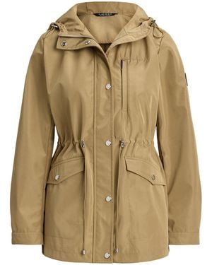 Ralph Lauren Water-Resistant Adjustable Rain Anorak - Natural