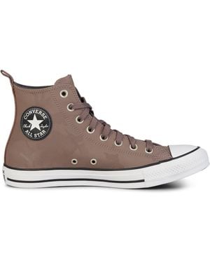 Converse Adults Chuck Taylor All Star Tec High-Top Trainers - Brown