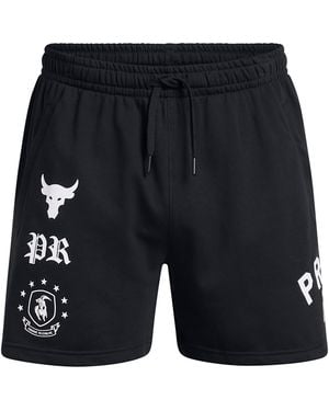 Under Armour Terry Fleece Jogger Shorts - Black