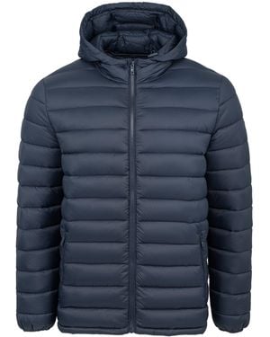 SoulCal & Co California Micro Bubble Hooded Jacket - Blue