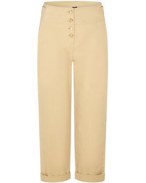 BOSS Takane2 Straight Leg Trousers - Natural
