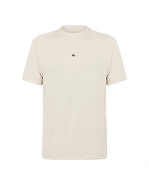 REPRESENT 247 Dna Mesh Short Sleeve Performance Gym Top - Natural