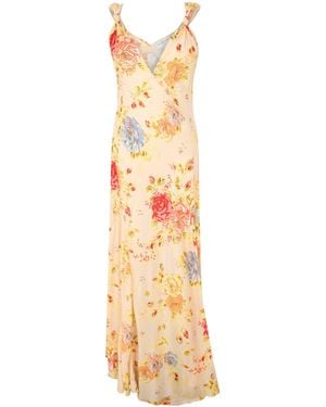Never Fully Dressed Sofia Maxi Dress - Metallic