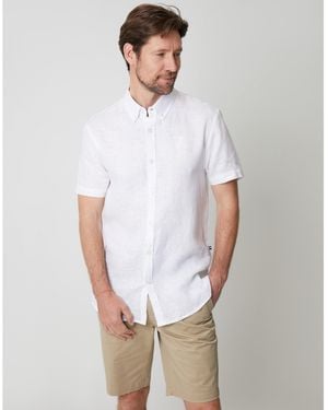Saltwell Short-Sleeve Oxford Shirt - White