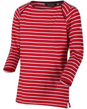 Regatta Polina 3/4 Sleeve T-Shirt - Red