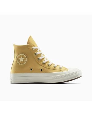 Converse Chuck 70 Canvas High-Top Trainers - Yellow