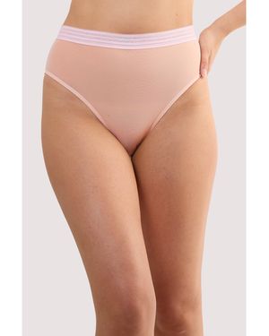 Playful Promises Icon Blush High Waist Brief - Pink