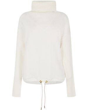 Varley Hannah Cowl Neck Sweat - White