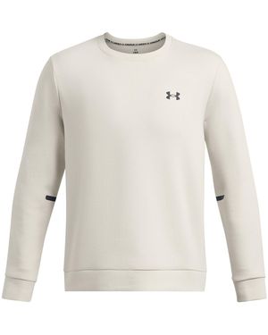 Under Armour Unstoppable Fleece Long-Sleeve T-Shirt - White