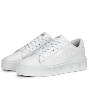 PUMA Smash Platform V3 Low-Top Trainers - White