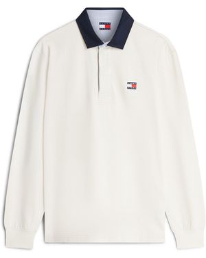 Tommy Hilfiger Rugby Polo Shirt - White