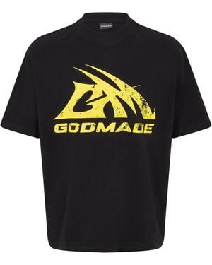 God Made Logo T-Shirt - Black