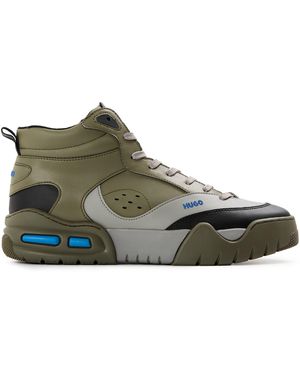 HUGO Hito Napu Low Top Trainers - Green