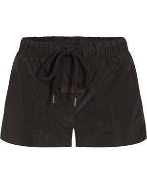 Fear Of God Running Fleece Jogger Shorts - Black