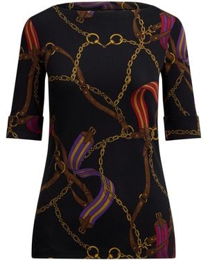 Ralph Lauren Judy Long Sleeve T-Shirt - Multicolour