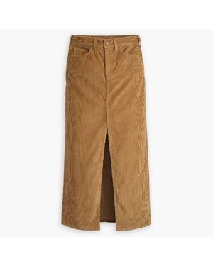 Levi's Levi's Ankle Column Denim Skirt - Brown