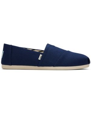 TOMS Alpargata Canvas Court Shoes - Blue