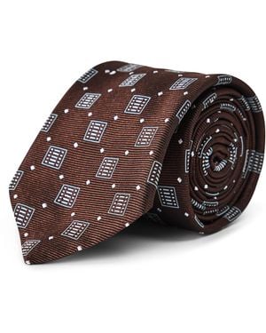 BOSS Hbb Tie 7.5Cm 262 Sn64 - Brown