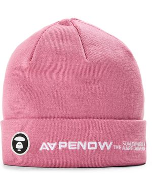 Aape Now Beanie Sn54 - Pink