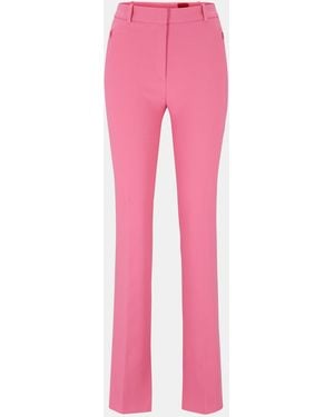 HUGO Hinovi Straight Leg Trouser - Pink