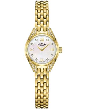 Rotary Ladies Cocktail Mop Tt Ss Bracelet Watch - Metallic