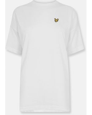 Lyle & Scott Oversized Tee - White