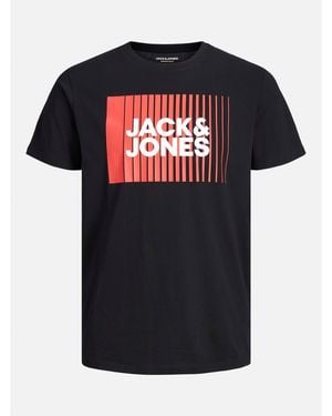 Jack & Jones Corp Logo T-Shirt - Black