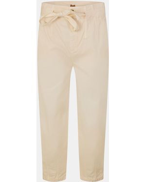 BOSS C Tapitad Wide Leg Trousers - Natural