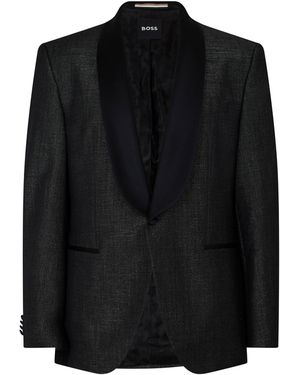 BOSS H Jeckson Tux Blazer - Black