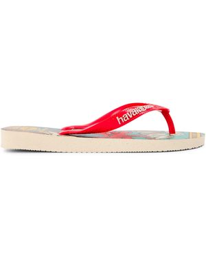 Havaianas Top Marvel Classics Flip Flops - Red